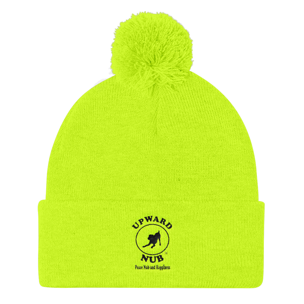 Pom Pom Knit Cap - Image 2